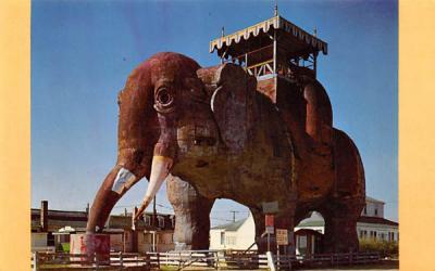 Lucy, The Margate Elephant New Jersey Postcard