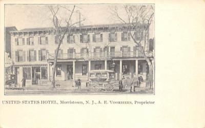 United States Hotel Morristown, New Jersey Postcard