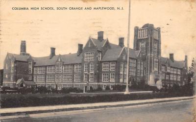 Columbia High School Maplewood, New Jersey Postcard