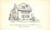 The Josiah Bispham House Moorestown, New Jersey Postcard