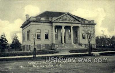 Carnegie Library  - New Brunswick, New Jersey NJ Postcard