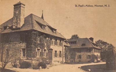 St. Paul's Abbey Newton, New Jersey Postcard