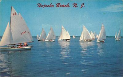 Getting Ready for the Race Nejecho Beach, New Jersey Postcard