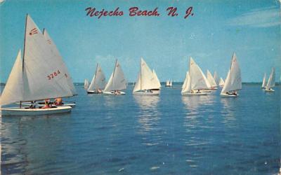 Getting Ready for the Race Nejecho Beach, New Jersey Postcard