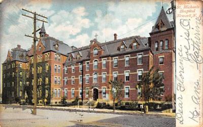 St. Michaels Hospital Newark, New Jersey Postcard
