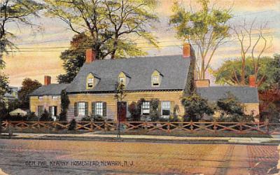 Gen. Phil Kearny Homestead Newark, New Jersey Postcard