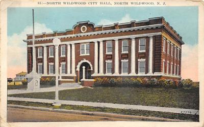 North Wildwood City Hall New Jersey Postcard