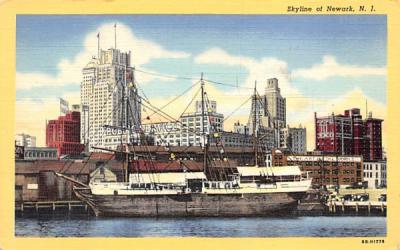 Skyline of Newark New Jersey Postcard
