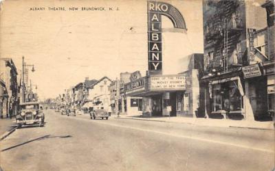 Albany Theatre  New Brunswick, New Jersey Postcard