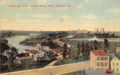 Bird's-eye View Branch Brook Park Newpark, New Jersey Postcard