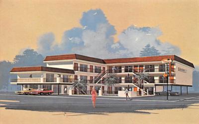 The Hamilton Motel North Wildwood, New Jersey Postcard