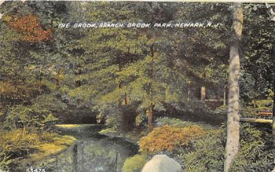 The Brook, Branch Brook Park Newark, New Jersey Postcard