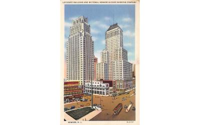Lefcourt Building and National Newark New Jersey Postcard