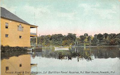 Passaic Riverf & 2nd. Division Newark, New Jersey Postcard