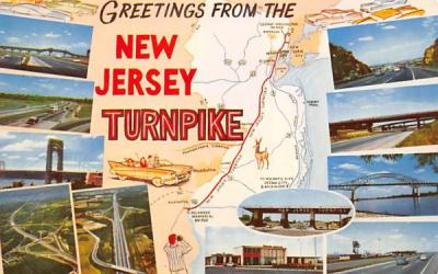 Greetings from the New Jersey Turnpike Postcard