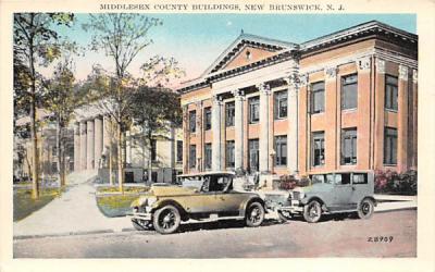 Middlesex County Buildings New Brunswick, New Jersey Postcard