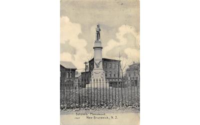 Soldiers' Monument New Brunswick, New Jersey Postcard