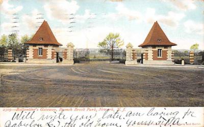 Ballantine's Gateway, Branch Brook Park Newark, New Jersey Postcard