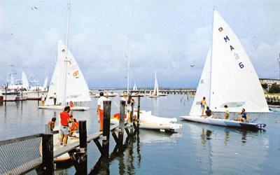 Marina on the New Jersey Shore Postcard