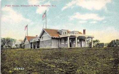 Field House, Weequahic Park Newark, New Jersey Postcard