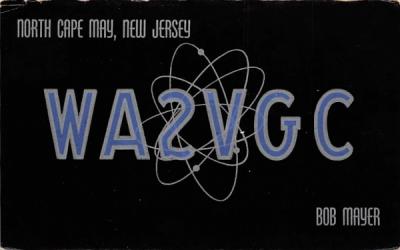 WA2VGC North Cape May, New Jersey Postcard
