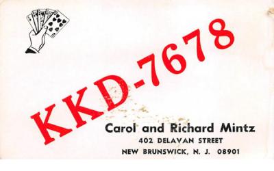 KKD - 7678 New Brunswick, New Jersey Postcard