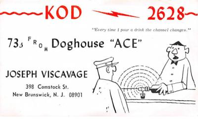 KOD 2628 New Brunswick, New Jersey Postcard