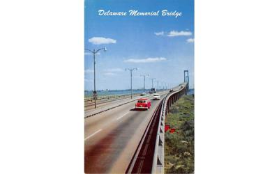 Delaware Memorial Bridge New Jersey Turnpike, New Jersey Postcard