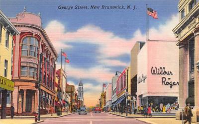 George Street New Brunswick, New Jersey Postcard