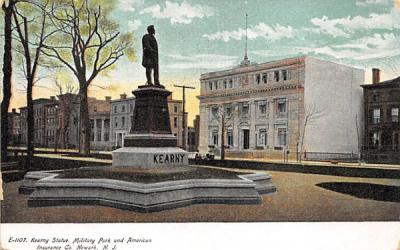 Kearny Statue, Military Park Newark, New Jersey Postcard