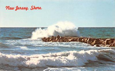 Breakers on the New Jersey Shore Postcard