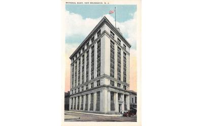 Nationl Bank New Brunswick, New Jersey Postcard