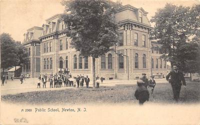 Public School Newton, New Jersey Postcard