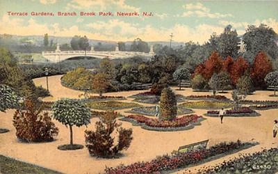Terrace Gardens, Branch Brook Park Newark, New Jersey Postcard