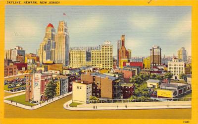 Skyline Newark, New Jersey Postcard