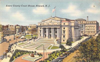 Essex County Court House  Newark, New Jersey Postcard