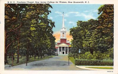 Voorhees Chapel, New Jersey College for Women Postcard