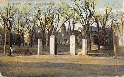 Rutgers College New Brunswick, New Jersey Postcard