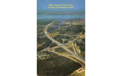 New Jersey Turnpike at the Delaware River Postcard