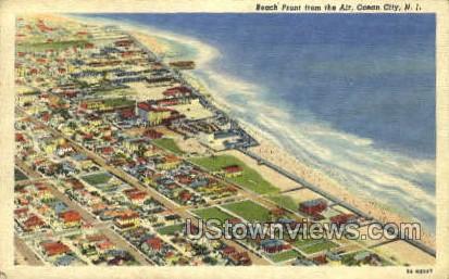 Beach Front - Ocean City, New Jersey NJ Postcard