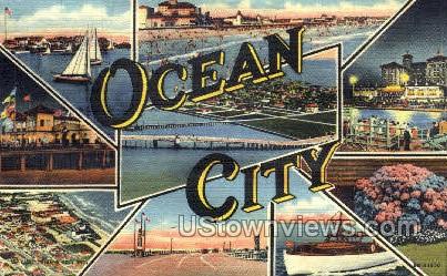 Ocean City, New Jersey, NJ Postcard