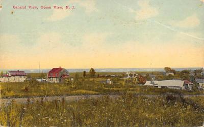 General View  Ocean View, New Jersey Postcard