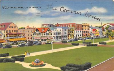 Ocean Pathway Ocean Grove, New Jersey Postcard