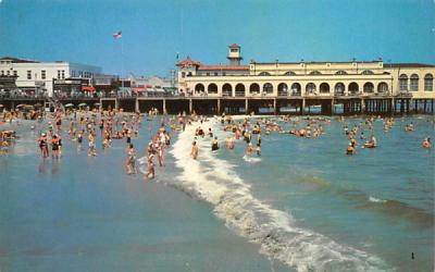 Surf & Beach near Convention Hall Ocean City, New Jersey Postcard