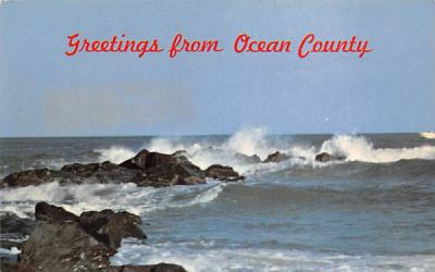 Greetings from the Jersey Shore Ocean County, New Jersey Postcard