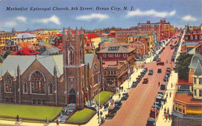 Methodist Episcopal Church Ocean City, New Jersey Postcard