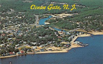 Aerial view of Ocean Gate New Jersey Postcard