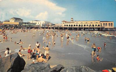 Enjoying Sand and Surf Ocean City, New Jersey Postcard