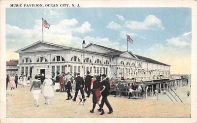 Music Pavilion Ocean City, New Jersey Postcard