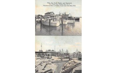 Chris Sea Food Market and Restaurant Ocean City, New Jersey Postcard